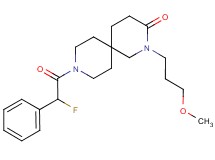 9-[fluoro(phenyl)acetyl]-2-(3-methoxypropyl)-2,9-diazaspiro[5.5]undecan-3-one