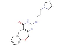 2-[(3-pyrrolidin-1-ylpropyl)amino]-5,11-dihydro[1]benzoxepino[3,4-d]pyrimidin-4(3H)-one