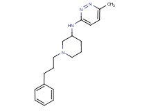 6-methyl-N-[1-(3-phenylpropyl)-3-piperidinyl]-3-pyridazinamine
