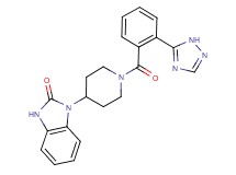 1-{1-[2-(1H-1,2,4-triazol-5-yl)benzoyl]-4-piperidinyl}-1,3-dihydro-2H-benzimidazol-2-one