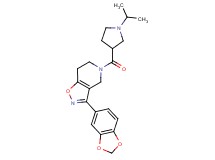 3-(1,3-benzodioxol-5-yl)-5-[(1-isopropylpyrrolidin-3-yl)carbonyl]-4,5,6,7-tetrahydroisoxazolo[4,5-c]pyridine