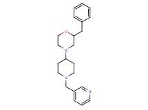 2-benzyl-4-[1-(3-pyridinylmethyl)-4-piperidinyl]morpholine