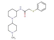 N-(1'-methyl-1,4'-bipiperidin-3-yl)-2-(phenylthio)acetamide