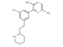 3-(3,6-dimethylpyrazin-2-yl)-5-(2-piperidin-2-ylethyl)phenol