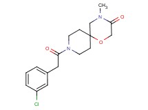 9-[(3-chlorophenyl)acetyl]-4-methyl-1-oxa-4,9-diazaspiro[5.5]undecan-3-one