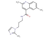 2,6-dimethyl-N-[3-(2-methyl-1H-imidazol-1-yl)propyl]-4-quinolinecarboxamide