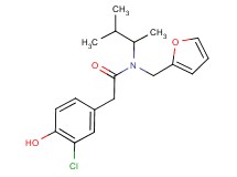 2-(3-chloro-4-hydroxyphenyl)-N-(1,2-dimethylpropyl)-N-(2-furylmethyl)acetamide