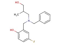 2-{[benzyl(3-hydroxy-2-methylpropyl)amino]methyl}-4-fluorophenol