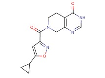 7-[(5-cyclopropylisoxazol-3-yl)carbonyl]-5,6,7,8-tetrahydropyrido[3,4-d]pyrimidin-4(3H)-one