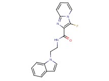 3-fluoro-N-[2-(1H-indol-1-yl)ethyl]imidazo[1,2-a]pyridine-2-carboxamide