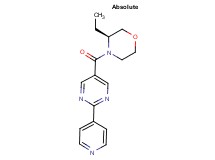 (3S)-3-ethyl-4-[(2-pyridin-4-ylpyrimidin-5-yl)carbonyl]morpholine