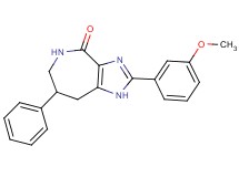 2-(3-methoxyphenyl)-7-phenyl-5,6,7,8-tetrahydroimidazo[4,5-c]azepin-4(1H)-one