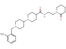 1'-(2-methylbenzyl)-N-[2-(2-oxo-1-piperidinyl)ethyl]-1,4'-bipiperidine-4-carboxamide