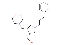 [(3R*,4S*)-4-(morpholin-4-ylmethyl)-1-(3-phenylpropyl)pyrrolidin-3-yl]methanol