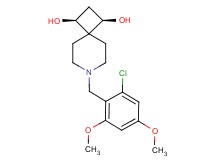(1R*,3S*)-7-(2-chloro-4,6-dimethoxybenzyl)-7-azaspiro[3.5]nonane-1,3-diol