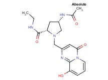 (4S)-4-(acetylamino)-N-ethyl-1-[(9-hydroxy-4-oxo-4H-pyrido[1,2-a]pyrimidin-2-yl)methyl]-L-prolinamide