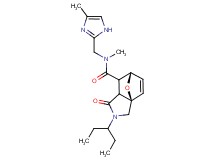 (3aR*,6S*)-2-(1-ethylpropyl)-N-methyl-N-[(4-methyl-1H-imidazol-2-yl)methyl]-1-oxo-1,2,3,6,7,7a-hexahydro-3a,6-epoxyisoindole-7-carboxamide