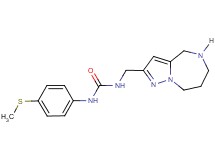 N-[4-(methylthio)phenyl]-N'-(5,6,7,8-tetrahydro-4H-pyrazolo[1,5-a][1,4]diazepin-2-ylmethyl)urea