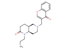 (4aS*,8aR*)-6-[(4-oxo-4H-chromen-3-yl)methyl]-1-propyloctahydro-1,6-naphthyridin-2(1H)-one