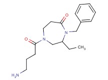 1-(4-aminobutanoyl)-4-benzyl-3-ethyl-1,4-diazepan-5-one hydrochloride