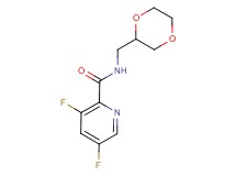 N-(1,4-dioxan-2-ylmethyl)-3,5-difluoropyridine-2-carboxamide