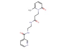 N-(2-{[3-(6-methyl-2-oxopyridin-1(2H)-yl)propanoyl]amino}ethyl)nicotinamide