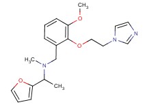1-(2-furyl)-N-{2-[2-(1H-imidazol-1-yl)ethoxy]-3-methoxybenzyl}-N-methylethanamine