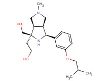 2-[(1R*,3S*,3aS*,6aR*)-1-(hydroxymethyl)-3-(3-isobutoxyphenyl)-5-methyloctahydropyrrolo[3,4-c]pyrrol-1-yl]ethanol