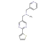 N-methyl-1-pyridin-3-yl-N-{[2-(2-thienyl)pyrimidin-5-yl]methyl}methanamine