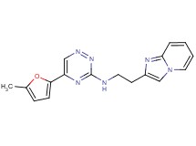 N-(2-imidazo[1,2-a]pyridin-2-ylethyl)-5-(5-methyl-2-furyl)-1,2,4-triazin-3-amine