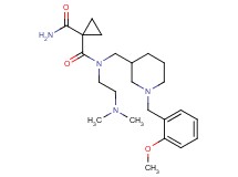 N~1~-[2-(dimethylamino)ethyl]-N~1~-{[1-(2-methoxybenzyl)-3-piperidinyl]methyl}-1,1-cyclopropanedicarboxamide
