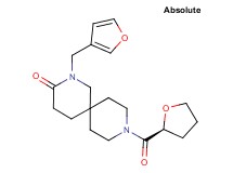2-(3-furylmethyl)-9-[(2S)-tetrahydro-2-furanylcarbonyl]-2,9-diazaspiro[5.5]undecan-3-one