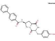 N-[(3R,7S,8aS)-3-(4-hydroxybenzyl)-1,4-dioxooctahydropyrrolo[1,2-a]pyrazin-7-yl]-4-biphenylcarboxamide