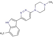 7-methyl-3-[6-(4-methylpiperazin-1-yl)pyridazin-3-yl]-1H-indole