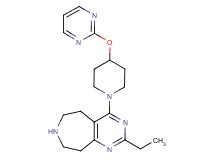 2-ethyl-4-[4-(2-pyrimidinyloxy)-1-piperidinyl]-6,7,8,9-tetrahydro-5H-pyrimido[4,5-d]azepine dihydrochloride