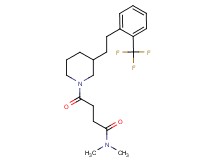 N,N-dimethyl-4-oxo-4-(3-{2-[2-(trifluoromethyl)phenyl]ethyl}-1-piperidinyl)butanamide