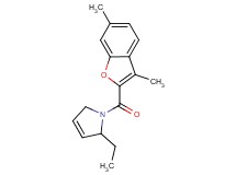1-[(3,6-dimethyl-1-benzofuran-2-yl)carbonyl]-2-ethyl-2,5-dihydro-1H-pyrrole
