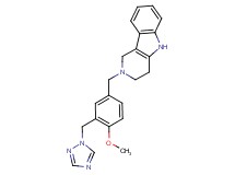 2-[4-methoxy-3-(1H-1,2,4-triazol-1-ylmethyl)benzyl]-2,3,4,5-tetrahydro-1H-pyrido[4,3-b]indole