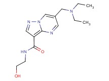 6-[(diethylamino)methyl]-N-(2-hydroxyethyl)pyrazolo[1,5-a]pyrimidine-3-carboxamide