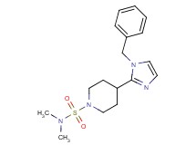 4-(1-benzyl-1H-imidazol-2-yl)-N,N-dimethyl-1-piperidinesulfonamide