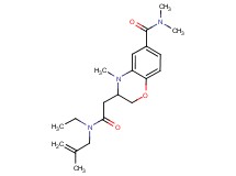 3-{2-[ethyl(2-methylprop-2-en-1-yl)amino]-2-oxoethyl}-N,N,4-trimethyl-3,4-dihydro-2H-1,4-benzoxazine-6-carboxamide
