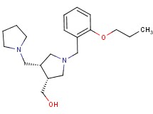 [(3R*,4R*)-1-(2-propoxybenzyl)-4-(pyrrolidin-1-ylmethyl)pyrrolidin-3-yl]methanol