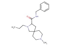 N-benzyl-8-methyl-2-propyl-2,8-diazaspiro[4.5]decane-3-carboxamide