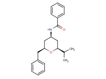 N-[(2S*,4R*,6S*)-2-benzyl-6-isopropyltetrahydro-2H-pyran-4-yl]benzamide