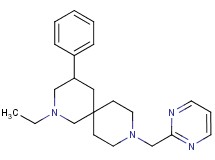 2-ethyl-4-phenyl-9-(2-pyrimidinylmethyl)-2,9-diazaspiro[5.5]undecane