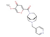 5-methoxy-2-{[(1S*,5R*)-3-(4-pyridinylmethyl)-3,6-diazabicyclo[3.2.2]non-6-yl]carbonyl}-4H-pyran-4-one