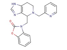 3-{[5-(pyridin-2-ylmethyl)-4,5,6,7-tetrahydro-1H-imidazo[4,5-c]pyridin-4-yl]methyl}-1,3-benzoxazol-2(3H)-one