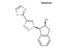 (1R,2S)-1-[4-(1,3-thiazol-2-yl)-1H-1,2,3-triazol-1-yl]indan-2-ol