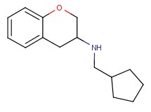 (cyclopentylmethyl)3,4-dihydro-2H-chromen-3-ylamine