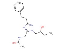 N-{[1-(2-hydroxybutyl)-3-(2-phenylethyl)-1H-1,2,4-triazol-5-yl]methyl}acetamide